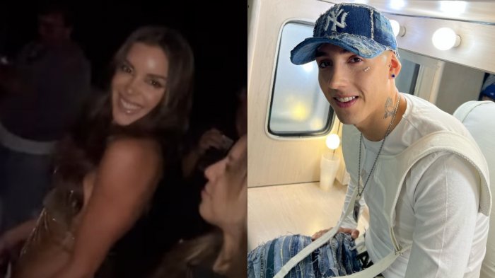 Abrazados y ocupando su cadena: Catalina Vallejos publicó foto junto a Pailita en reconocida fiesta de Viña