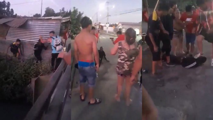 Hombre acusado de abusar de una niña fue atacado por vecinos en Talca