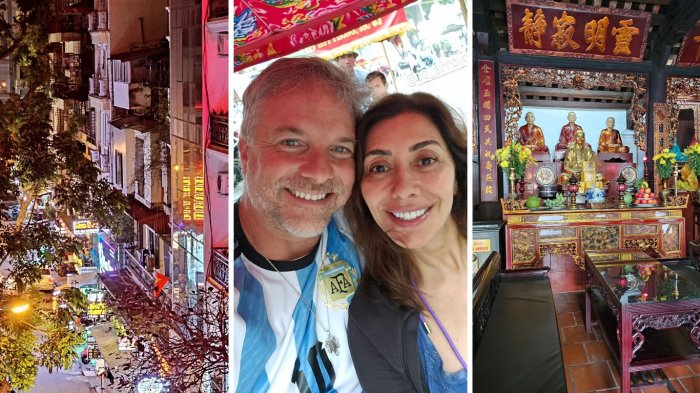 Carmen Gloria Arroyo y Bernardo Borgeat compartieron majestuosas postales de su viaje a Asia
