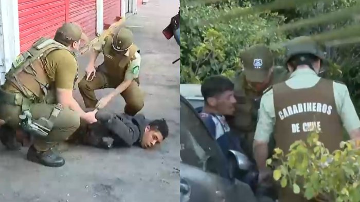 Lo detuvieron en vivo: Capturaron a 2 hombres tras robo frustrado en joyería en Maipú