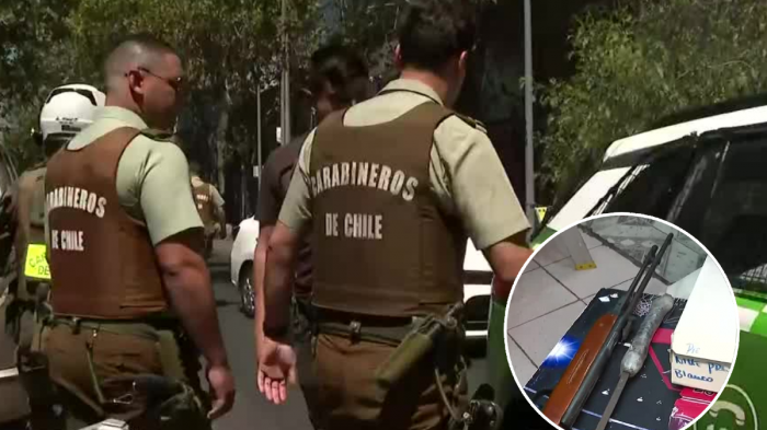 Insólito: Fiscalización a local que vendía zapatillas falsas en Franklin terminó en incautación de armas