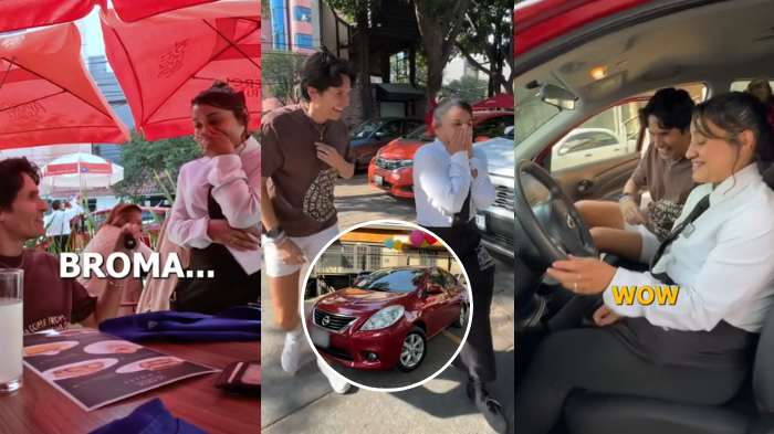 Tiktoker sorprendió a mesera con generosa propina: 