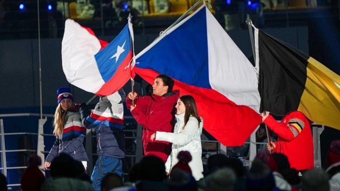 Orgullo: Team Chile desfiló en la inauguración de los Juegos Olímpicos de Invierno de la Juventud