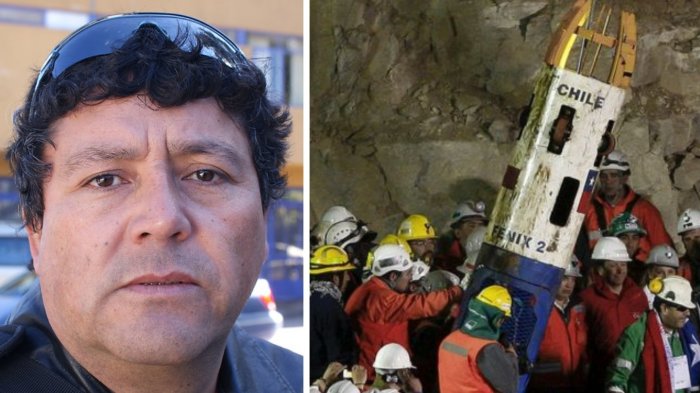 El duro presente de uno de los 33 mineros de la Mina San José: Pide dinero fuera de Mall en La Calera