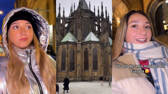 La Carlita de TikTok viajó a Europa para sanarse post quiebre sentimental: 