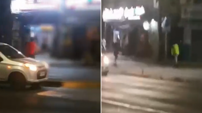 Revelan registros del momento en que PDI frustró ataque con machete en San Miguel