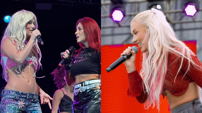 ¿Desafinó? Vesta Lugg es blanco de críticas tras cantar en show de Karen Paola