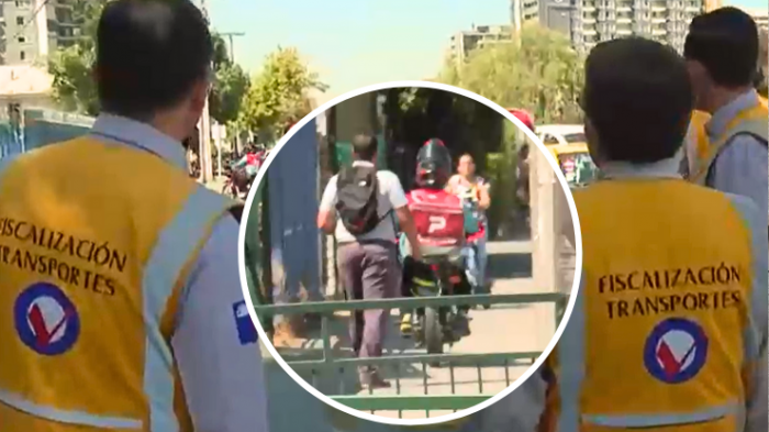 ¡Se escapó! Motociclista evitó fiscalización en pleno despacho en vivo de Contigo en la Mañana