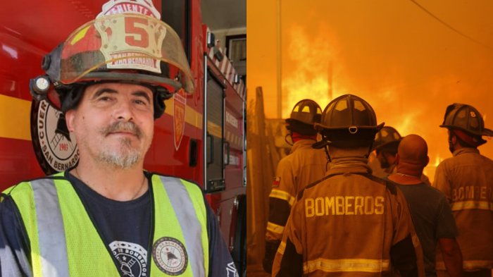 Paul Vásquez emocionó con registro junto a su hijo combatiendo incendio: 