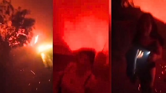 El heroico video de joven que rescató a vecinos en medio del fuego: 