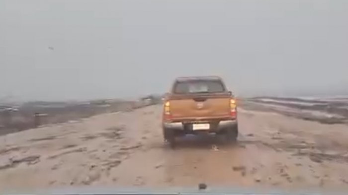 Reportan intensas lluvias, granizos y tormentas eléctricas en ruta que une a Calama con San Pedro de Atacama