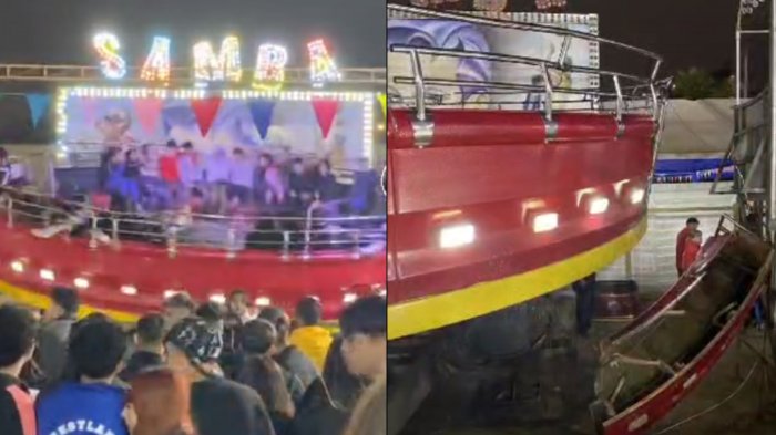 VIDEO | Juego mecánico colapsó con personas arriba y dejó heridos en El Quisco