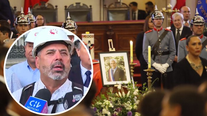 Los 33 mineros despiden a Sebastián Piñera en Funeral de Estado: 