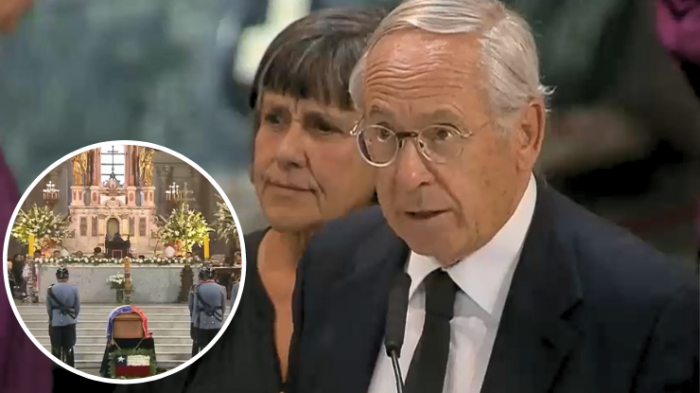 Esta fue la eclesiástica aparición de José Piñera en misa de su hermano Sebastián Piñera