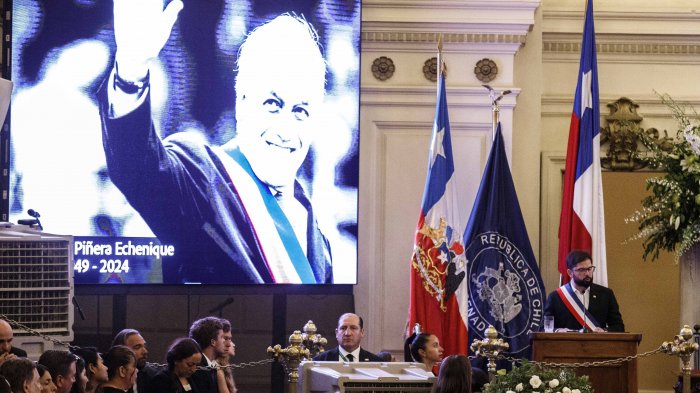 Las dos características que el presidente Boric destacó de Sebastián Piñera en el funeral