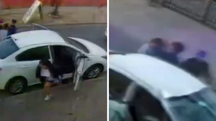 Encerrona a madre e hija en El Bosque: Registro expuso violento actuar de los delincuentes