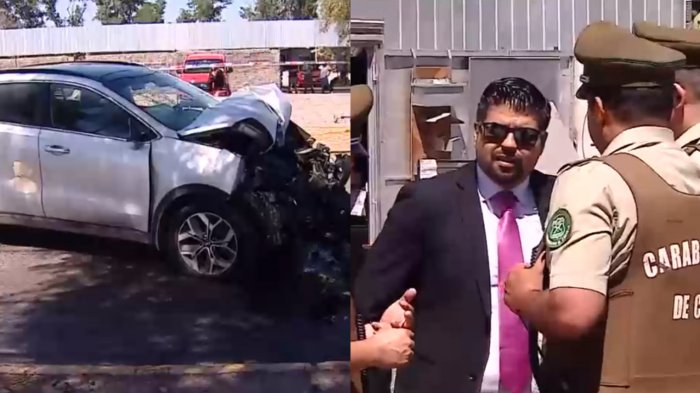 Violenta persecución terminó con choque en La Pintana: Un sujeto fue detenido por robo