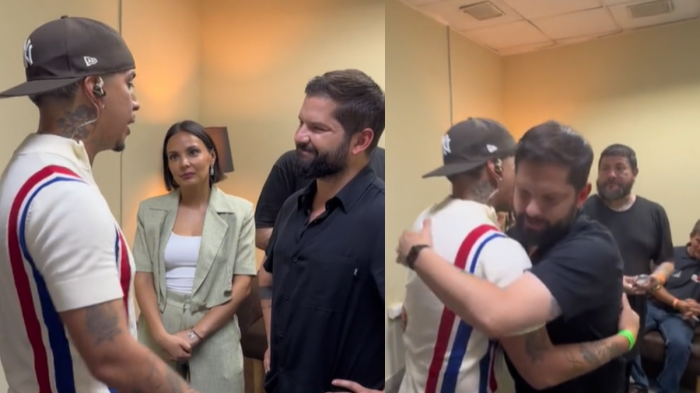 Presidente Boric compartió íntima conversación con Young Cister en Juntos Chile se Levanta