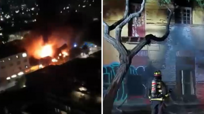 Robo de medidor de gas desató incendio en Barrio Franklin: Vecinos debieron evacuar