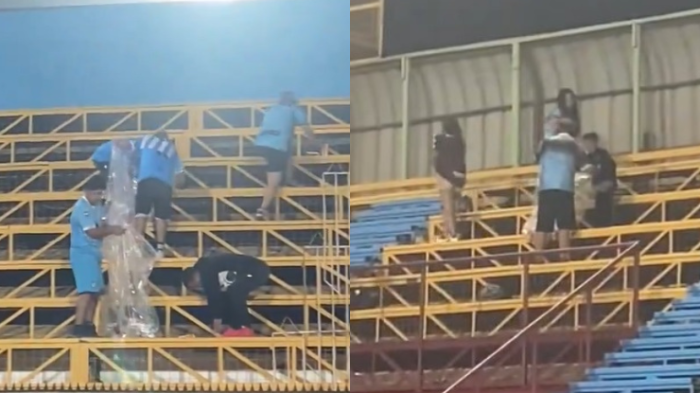 Digno de aplausos: Hinchas de Iquique se quedaron a limpiar el estadio tras triunfazo ante Audax Italiano