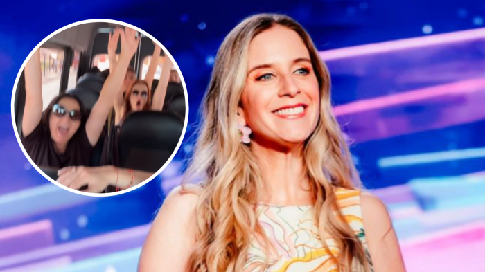 Alison Mandel preparó un alocado viaje a su conferencia de prensa por el Festival de Viña