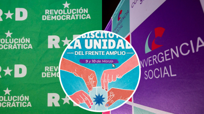 Así funcionará el plebiscito por la unidad del Frente Amplio: Decidirán si fusionan RD y CS