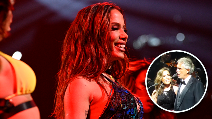 El día que Anitta acalló las pifias: Brasileña se lució cantando con Andrea Bocelli