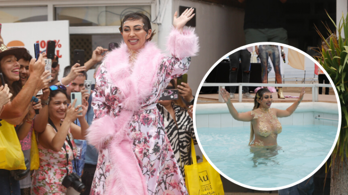 Naya Fácil calló a sus críticos tras comentado piscinazo en Viña 2024: 