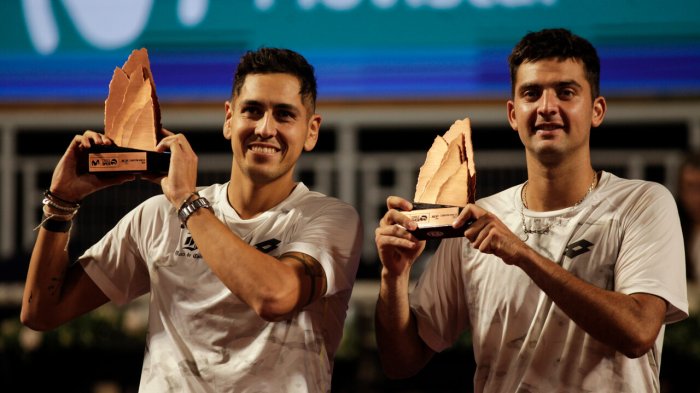¡Campeones en dobles! Alejandro Tabilo y Tomás Barrios se llevaron el ATP Chile Open al bolsillo