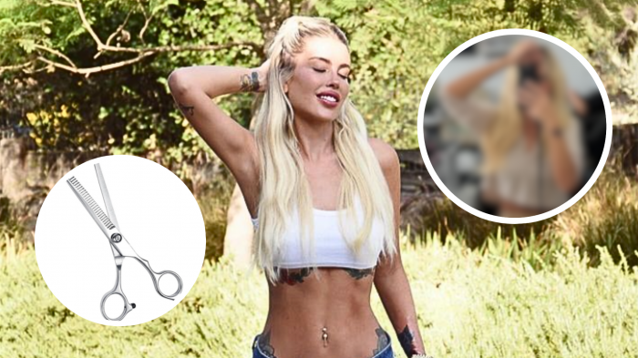 Así quedó Cote López tras su fallido autocorte de pelo: 