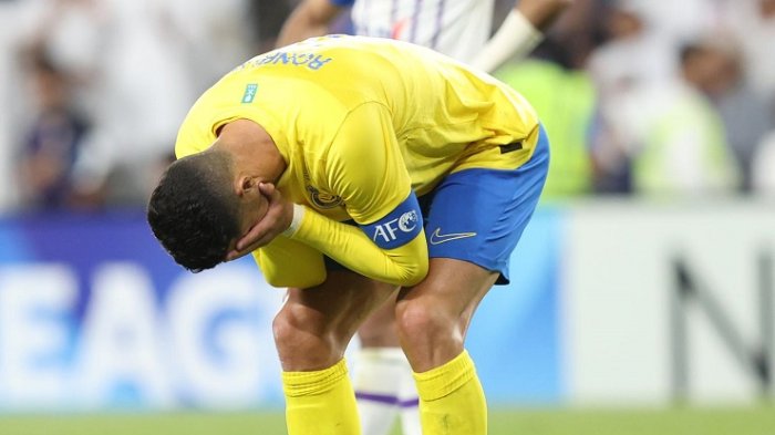 Sin arquero y a centímetros del arco: Cristiano Ronaldo erró insólito gol que sentenció al Al Nassr