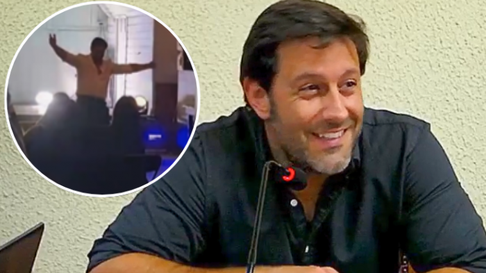 Critican a alcalde de Isla de Maipo por bailar en evento con vedetto: 