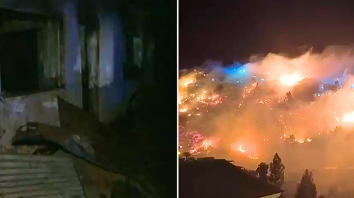 Imágenes impactantes: El brutal efecto del incendio en Cerro Cordillera que arrasó con casas en Valparaíso