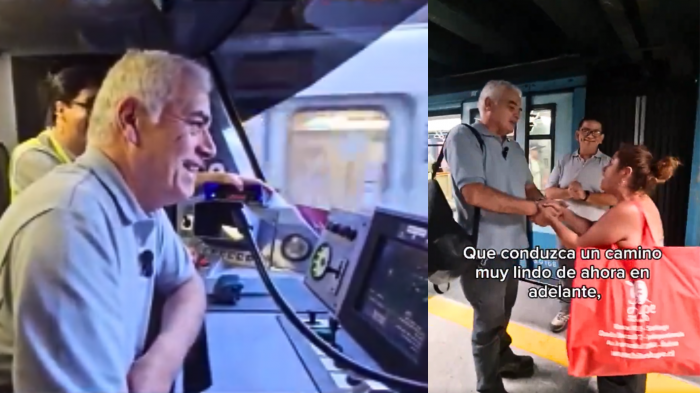 ¡Sacó aplausos! Conductor del Metro de Santiago tuvo conmovedora despedida tras 44 años de servicio