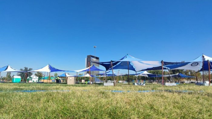 ¡Cuidado con el sol! Estos son los puntos de sombra que están instalados en Lollapalooza 2024