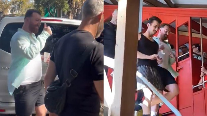 ¿Fue por su mote con huesillos? Pillaron a Sam Smith visitando el Cerro San Cristóbal