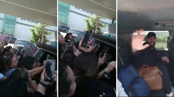 Captan a Ricky Martin desatando histeria en aeropuerto de Santiago: A esto se debe su inesperada visita