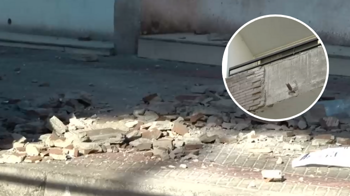 Paseaba por Santiago y se le cayó fachada en su cabeza: Turista de EE.UU. quedó en riesgo vital