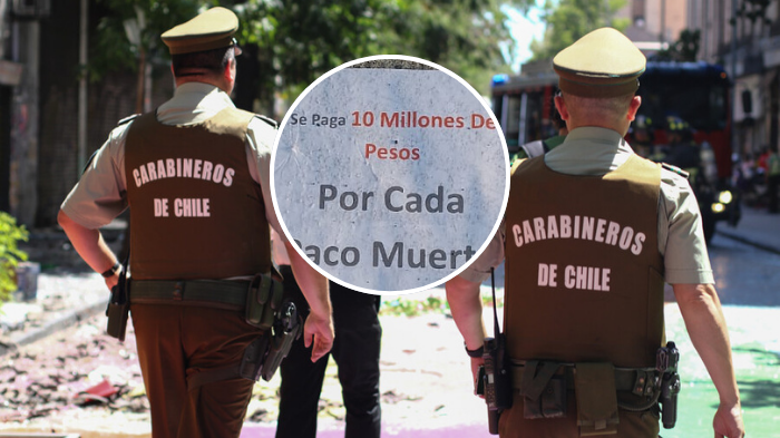 Alerta por panfletos con amenazas de muerte a Carabineros en Coronel: Ofrecían $10 millones