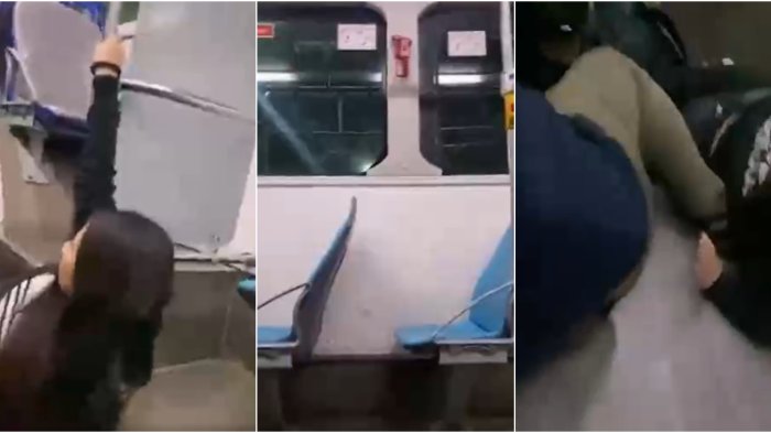 Escalofriante registro: Pasajeros de bus se escondieron de disparos en balacera mortal a carabinero