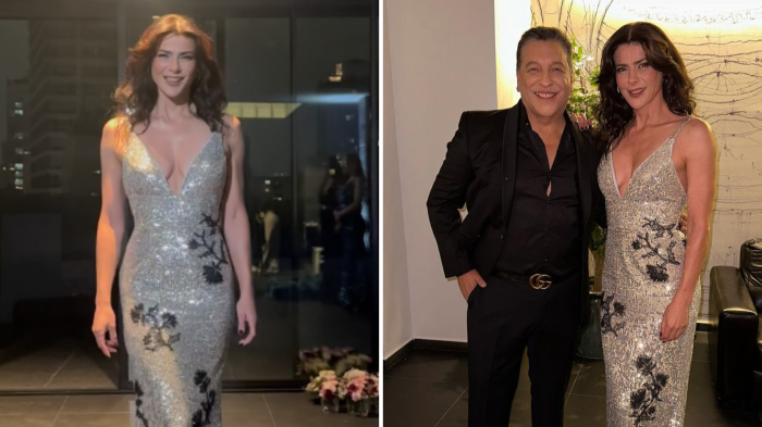 Tonka Tomicic reapareció publicamente como animadora de los Premios Arsmate