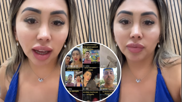 Naya Fácil se lanzó contra tiktoker que la criticó por viaje a Europa: 