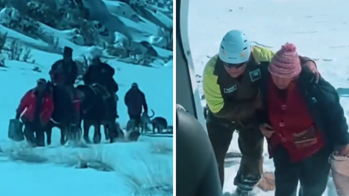 Intenso rescate en Alto del Carmen: Pareja de adultos mayores quedó aislada por la nieve
