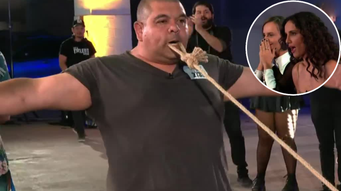 ¡Diana y Leonor no lo podían creer! Participante arrastró 3,5 toneladas con su mandíbula en Got Talent Chile