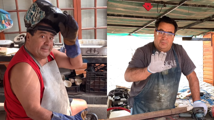 La otra vida de Dino Gordillo: Asombró con desconocida faceta elaborando productos con fierro