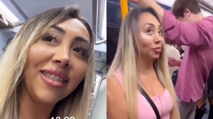 Naya Fácil sufrió bochornoso momento en metro de España: 