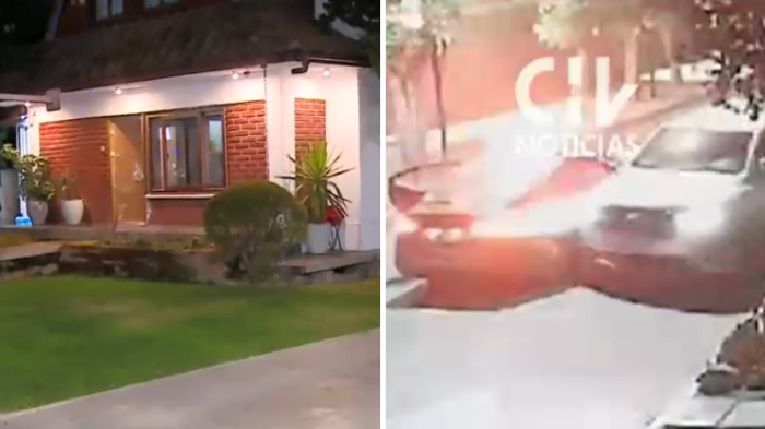 Violento robo en La Florida: Delincuentes atacaron a familia con cuchillos y sustrajeron dos autos