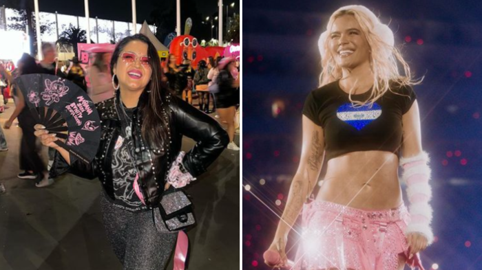 ¡Con selfie incluída! Karol G reconoció a Pamela Leiva y causó la euforia del Estadio Nacional