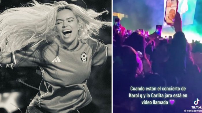 Karol G dedicó a Carla Jara cariñoso mensaje tras video viral en su concierto