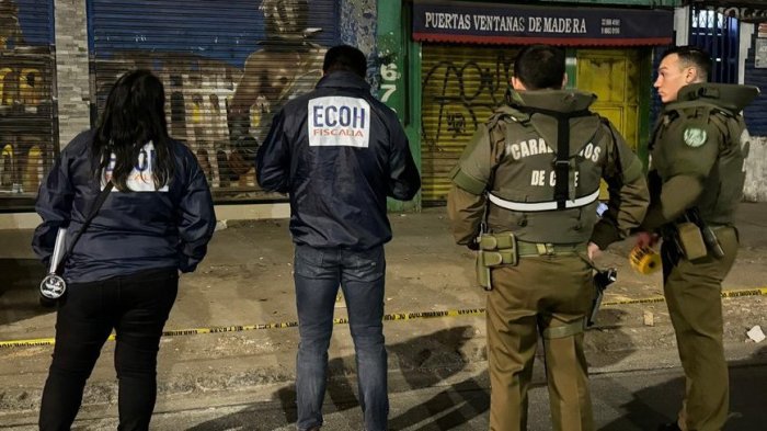 Hombre murió baleado en barrio Franklin: Recibió al menos seis impactos de bala